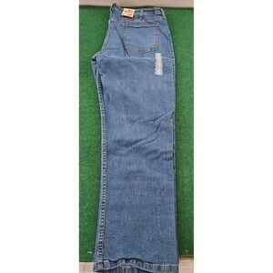 George Mens Relaxed Fit Jeans 38x30‎ Medium Wash Denim Straight Leg Pants